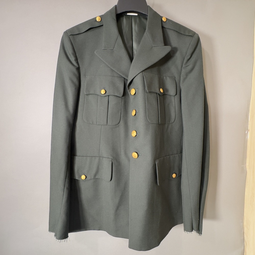 Vintage US Army Class A Green Uniform Coat 42R Maryland Clothing DSCP Wool
